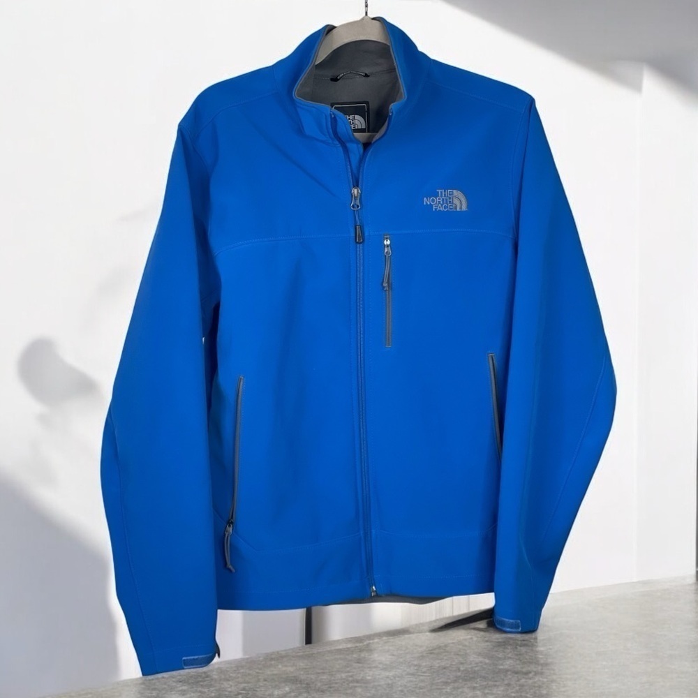 The North Face Mens Apex Bionic Blue Jacket Size S - Picture 1 of 8